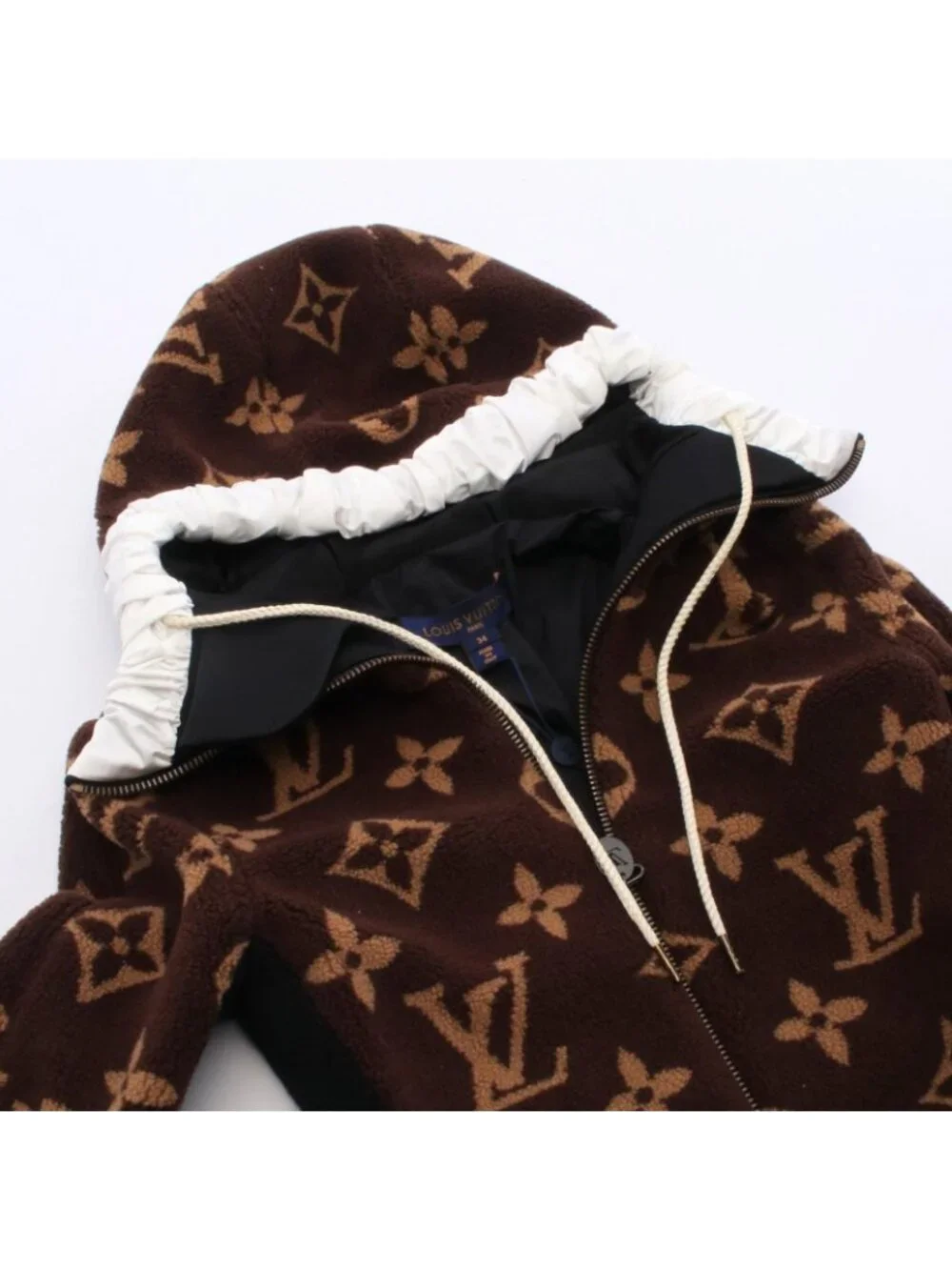 Louis Vuitton Jacket Monogram Fleece Hooded Teddy